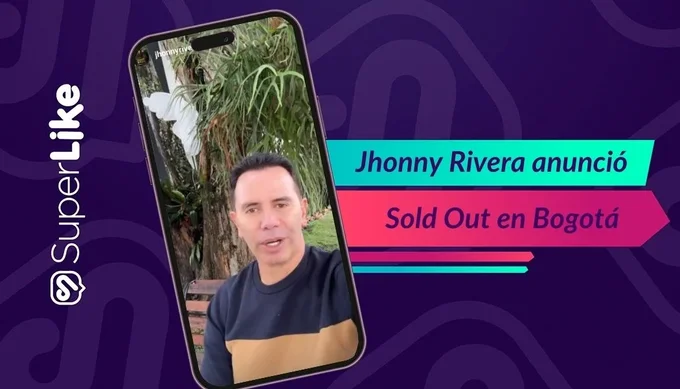 Jhonny Rivera anunció Sold out en el Movistar Arena