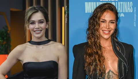 Lina Tejeiro y Greeicy se le midieron a curioso reto en pleno aeropuerto | Video