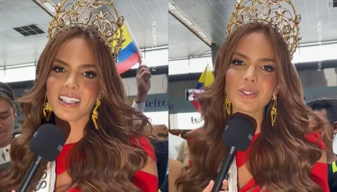 Daniela Toloza ya emprendió vuelo para representar a Colombia en Miss Universe | Foto del Canal RCN - Entretenimiento RCN. Daniela Toloza ya emprendió vuelo para representar a Colombia en Miss Universe.