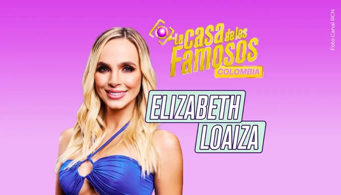 Elizabeth Loaiza cuenta detalles de su vida, personalidad y forma de ser. (Foto Canal RCN) Ella es Elizabeth Loaiza, aspirante a La casa de los famosos Colombia