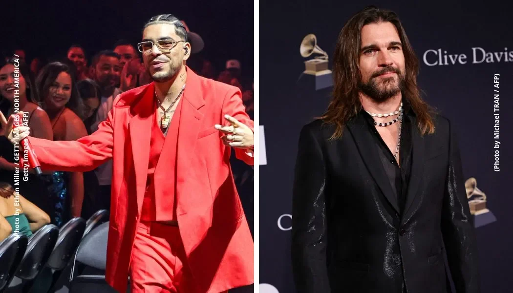 Ryan Castro, Juanes y SOG reviven el espíritu navideño. Fotos AFP Ryan Castro, Juanes y SOG reviven el espíritu navideño