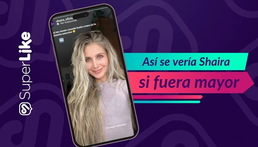 Shaira sorprendió a todos: así se vería si fuera mayor