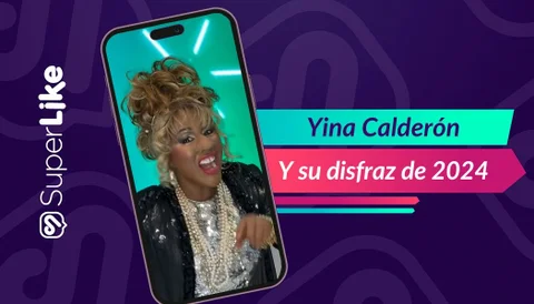 Yina Calderón impresionó al aparecer disfrazada de Celia Cruz.